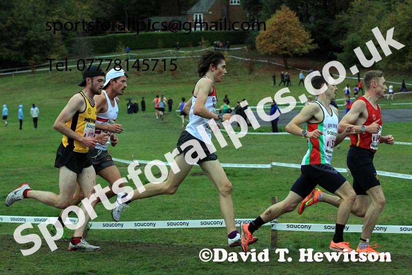 Senior Men, 2022 National Cross Country Relays, Berry Hill Park, Mansfield.  Photo: David T. Hewitson/Sports for All Pics